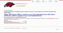 Desktop Screenshot of millcreekbasketball.com