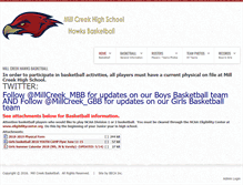 Tablet Screenshot of millcreekbasketball.com